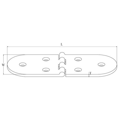 GÅNGJÄRN 190X65MM RF